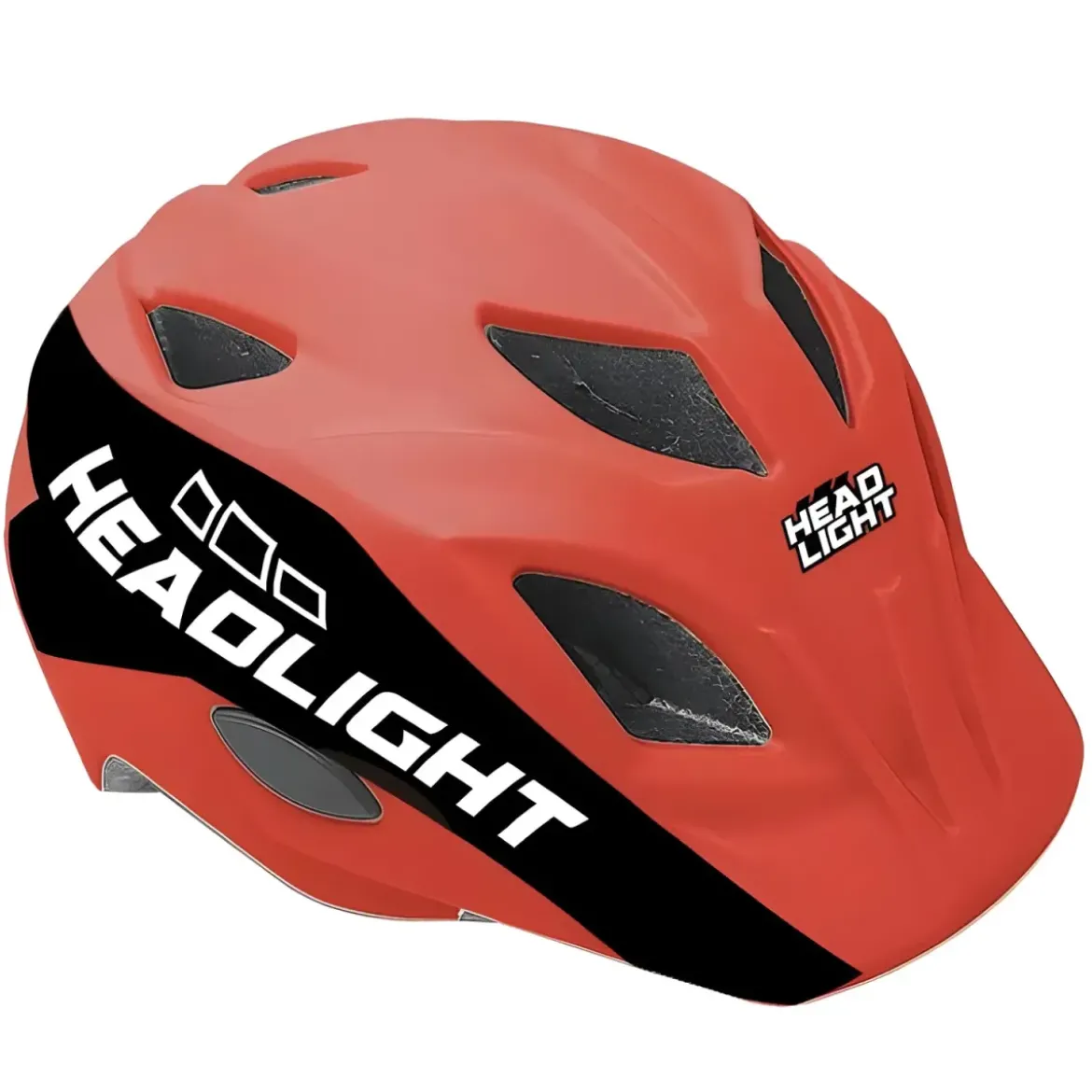 Casco Protezione Sport Misura Regolabile con Luci Led Taglia 52–56 cm