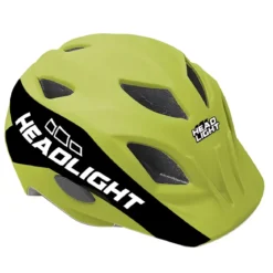 Casco Protezione Sport Misura Regolabile con Luci Led Taglia 52–56 cm