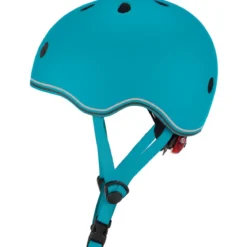 Casco Regolabile per Bambini XXS/XS Ø 48-51 cm Verde Acqua Luce LED