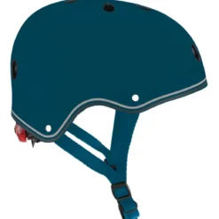 Casco Regolabile per Bambini XS-S Ø 48-53 cm Blu Petrolio Luce LED