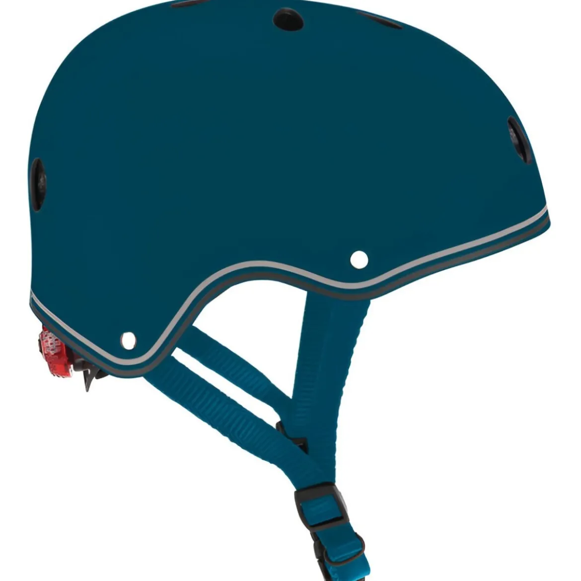 Casco Regolabile per Bambini XS-S Ø 48-53 cm Blu Petrolio Luce LED