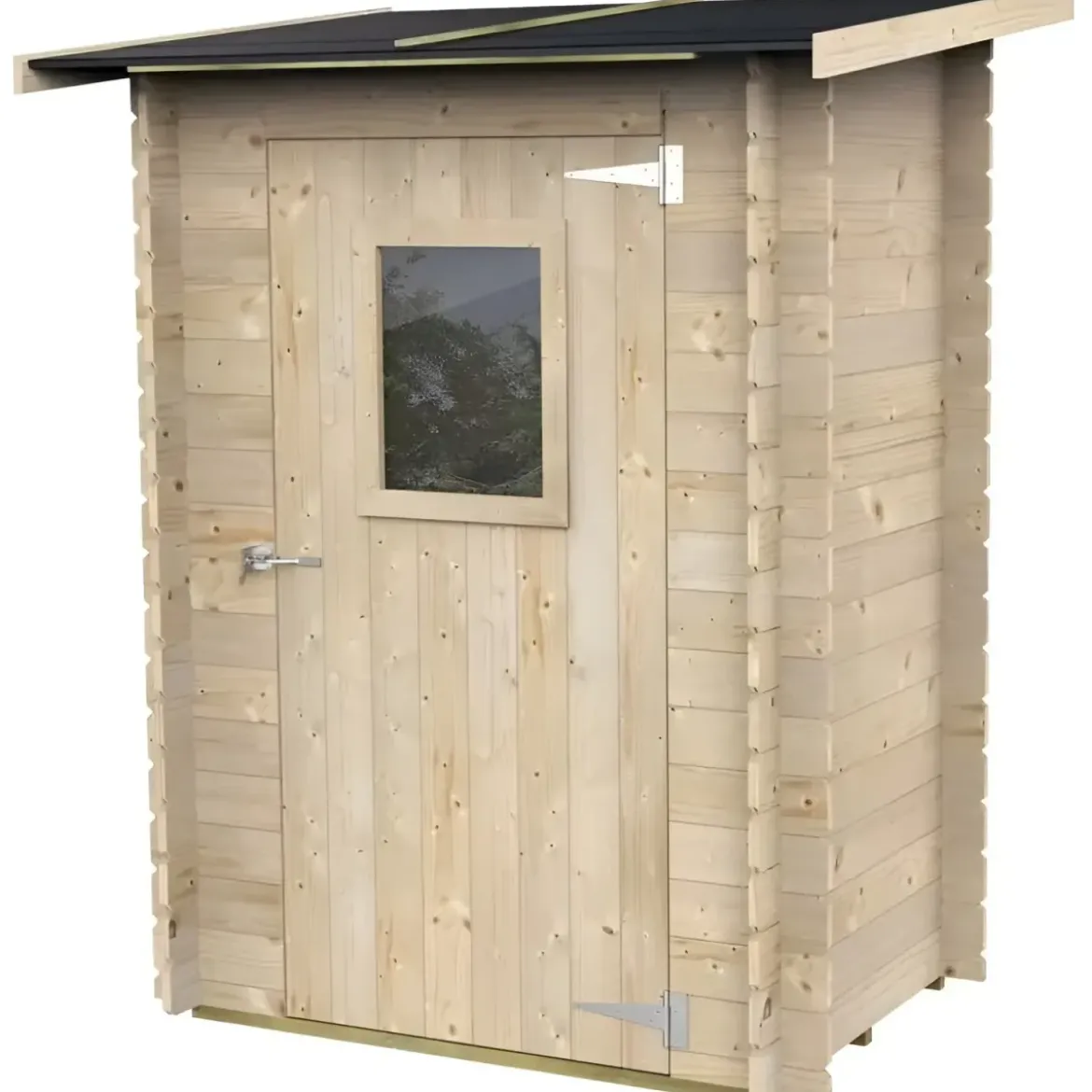 Casetta Armadio in Legno Da Giardino per Attrezzi 124x76 cm
