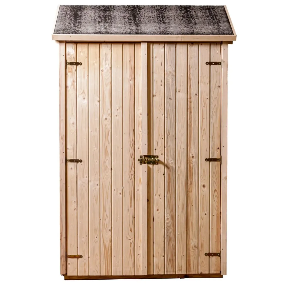 Casetta Armadio 120x60 in Legno per Attrezzi Giardino con Ripiani
