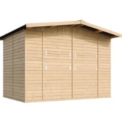 Casetta Chiosco in Legno 3x2 a Pannelli 17 mm Bar da Spiaggia Giardino