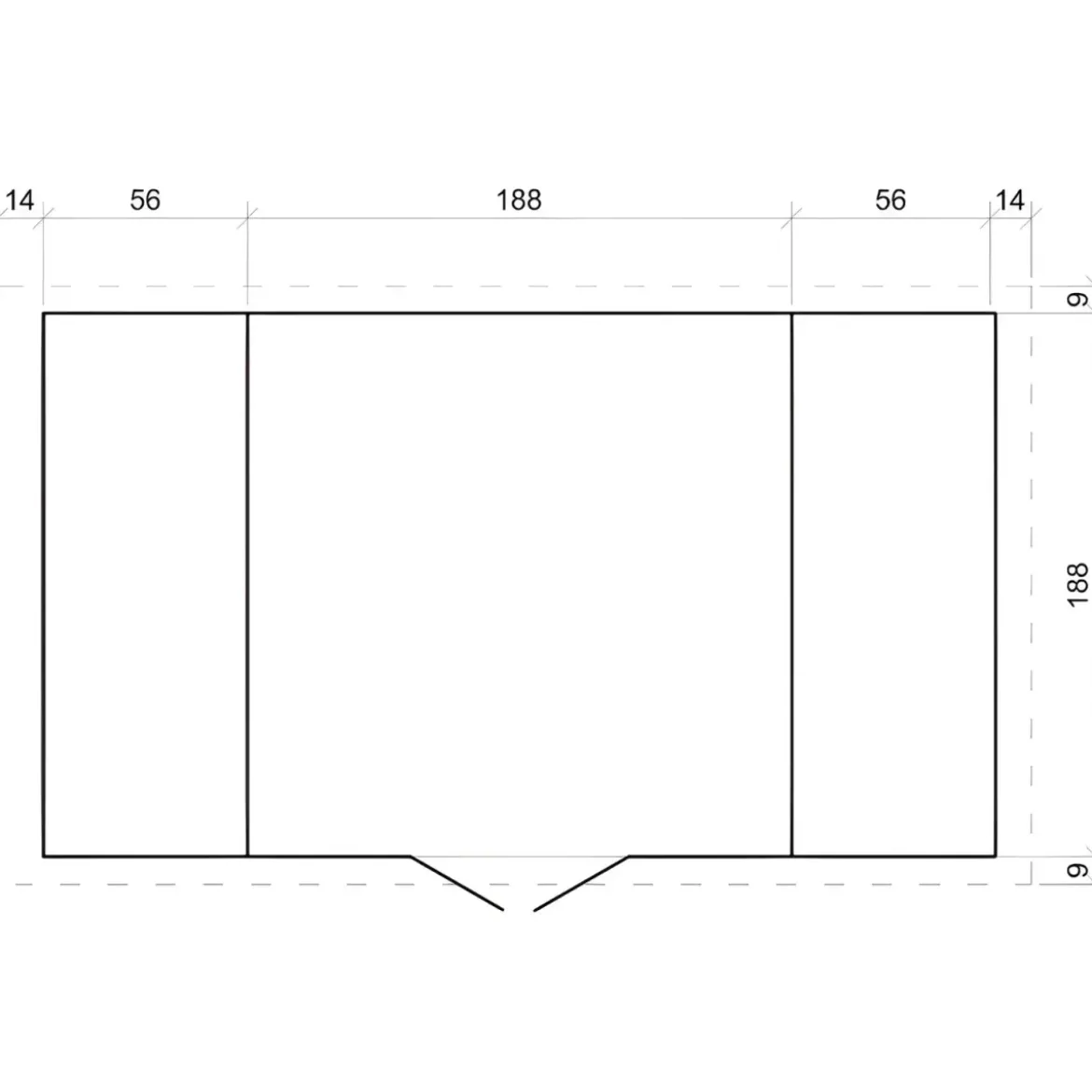 Casetta con Pavimento in Legno Legnaia 328x206x218 cm
