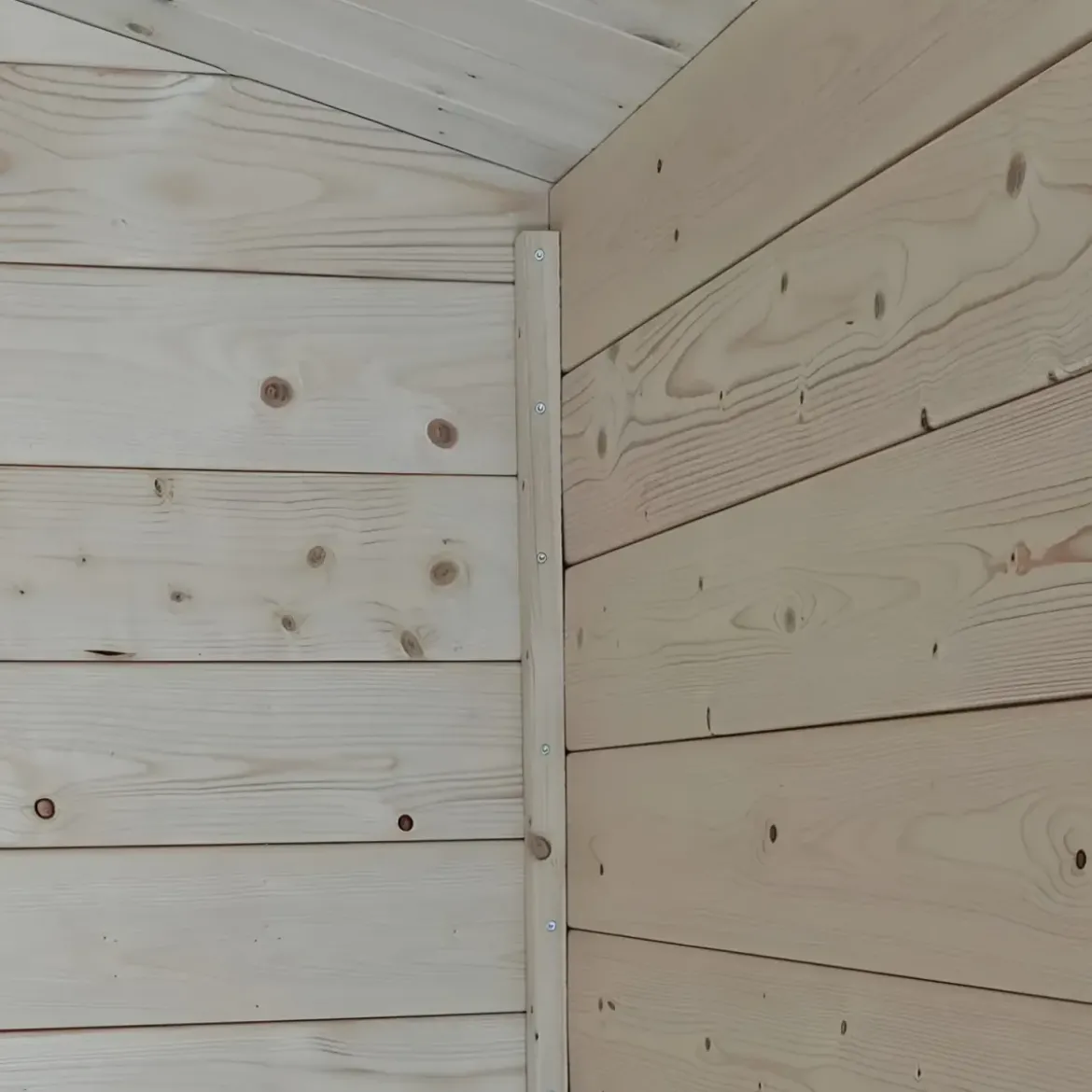 Casetta con Pavimento Rimessa per Attrezzi da Giardino in Legno 2x2.5