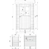 Casetta da Giardino a Parete in Legno 144x239 cm 19 mm
