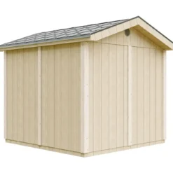 Casetta da Giardino in Legno Grigio Scuro 236x250 cm 6 m2 Pavimento