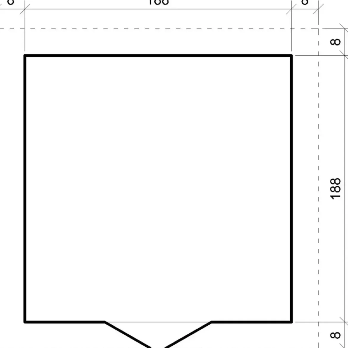 Casetta da Giardino in Legno 2x2 19 mm Pavimento Porta con Serratura