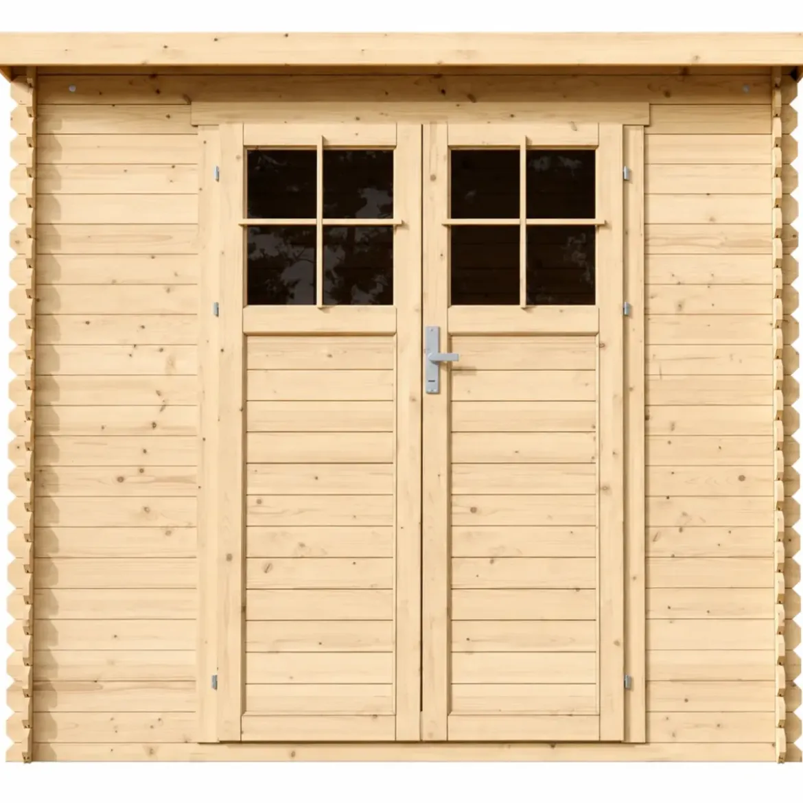 Casetta da Giardino in Legno 235x130 Porta con Serratura 19 mm