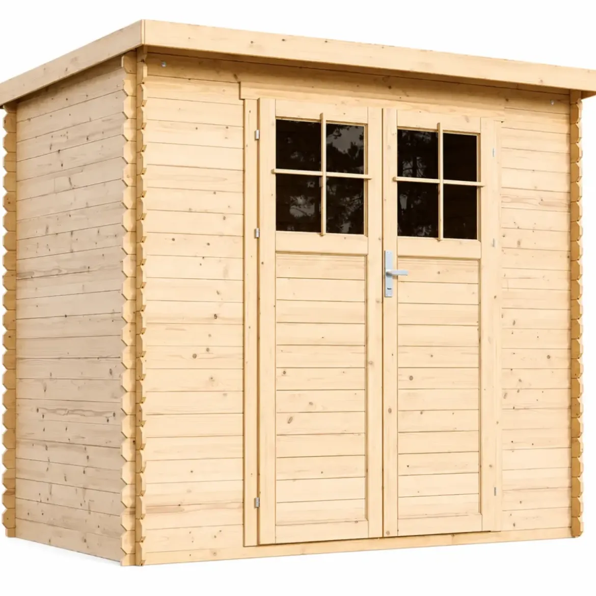 Casetta da Giardino in Legno 235x130 Porta con Serratura 19 mm