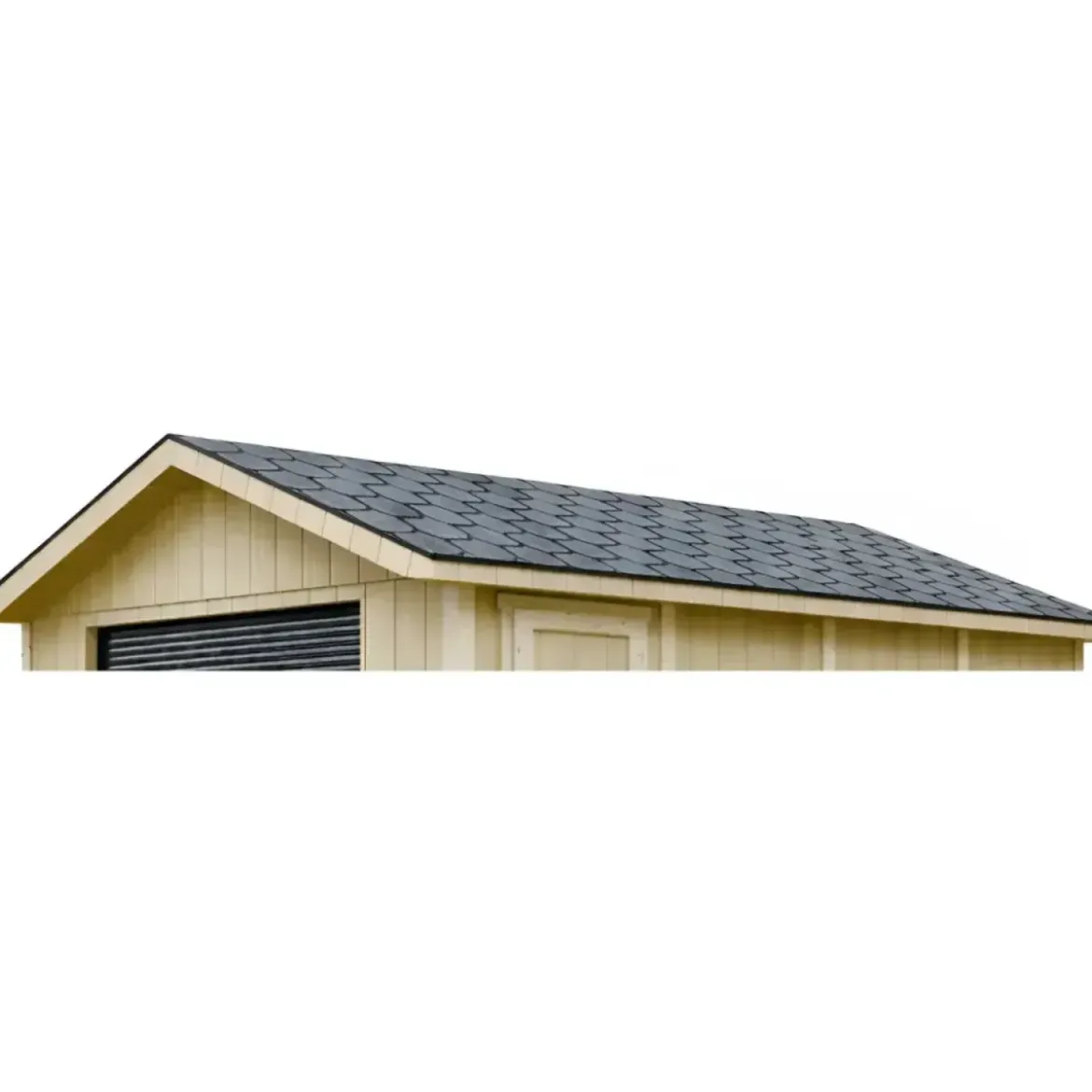 Casetta da Giardino in Legno 2x2 m 4 m2 con Pavimento e Tegole Grigio