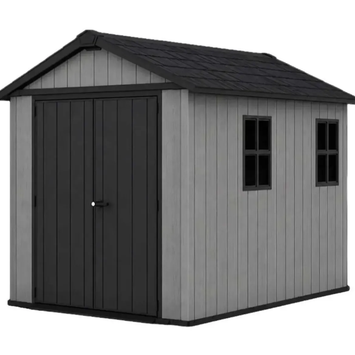 Casetta da Giardino Keter Newton Plus in Resina Grigio 230x287 cm