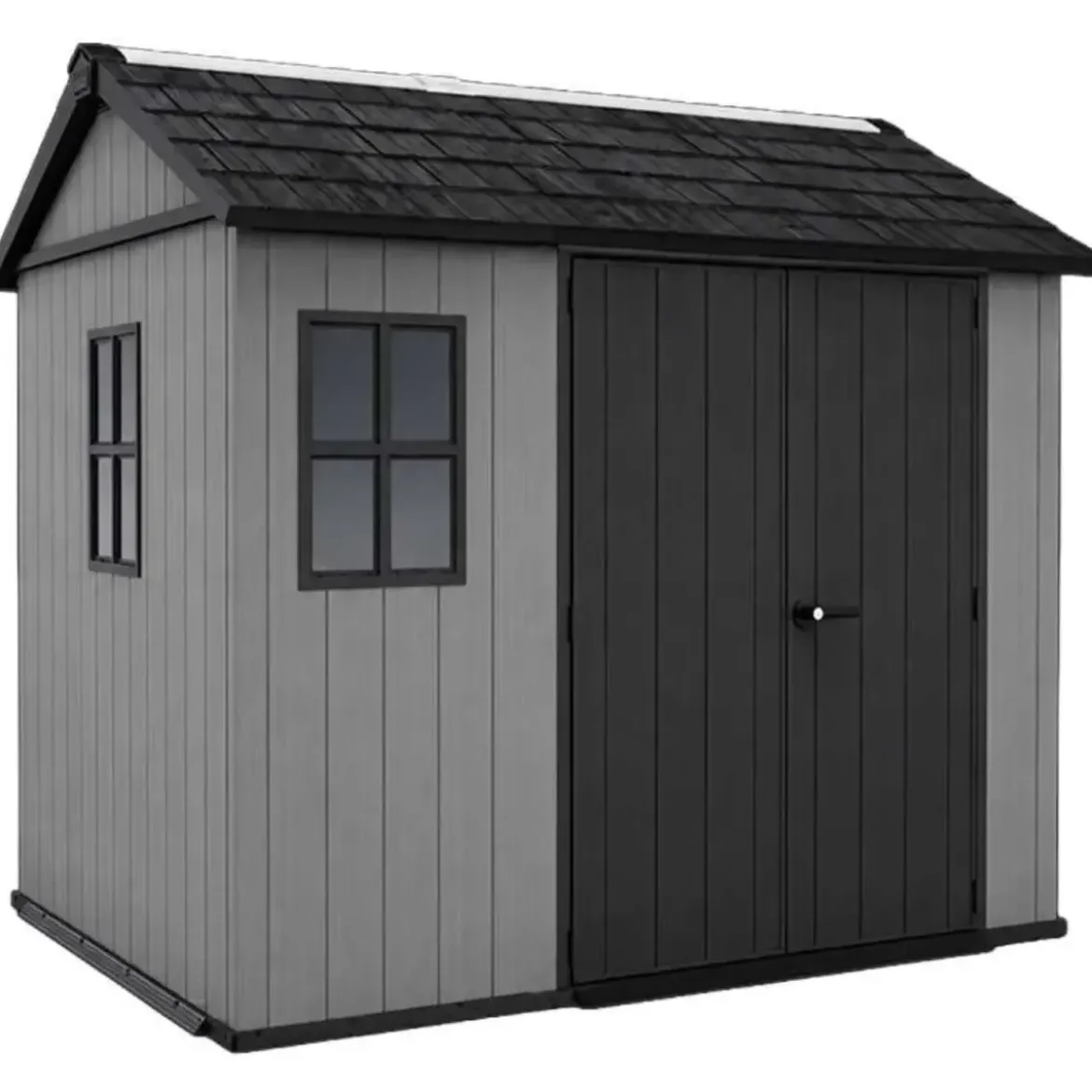 Casetta da Giardino Keter Newton Plus in Resina Grigio 230x287 cm
