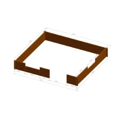 Casetta da Giardino 44 mm in Legno 6x6 infissi con doppio vetro