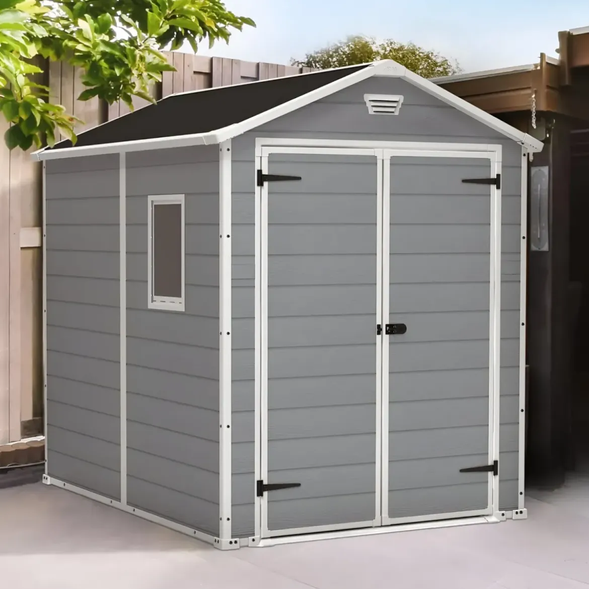 Casetta da Giardino 185x152 cm Keter Box Manor in Resina
