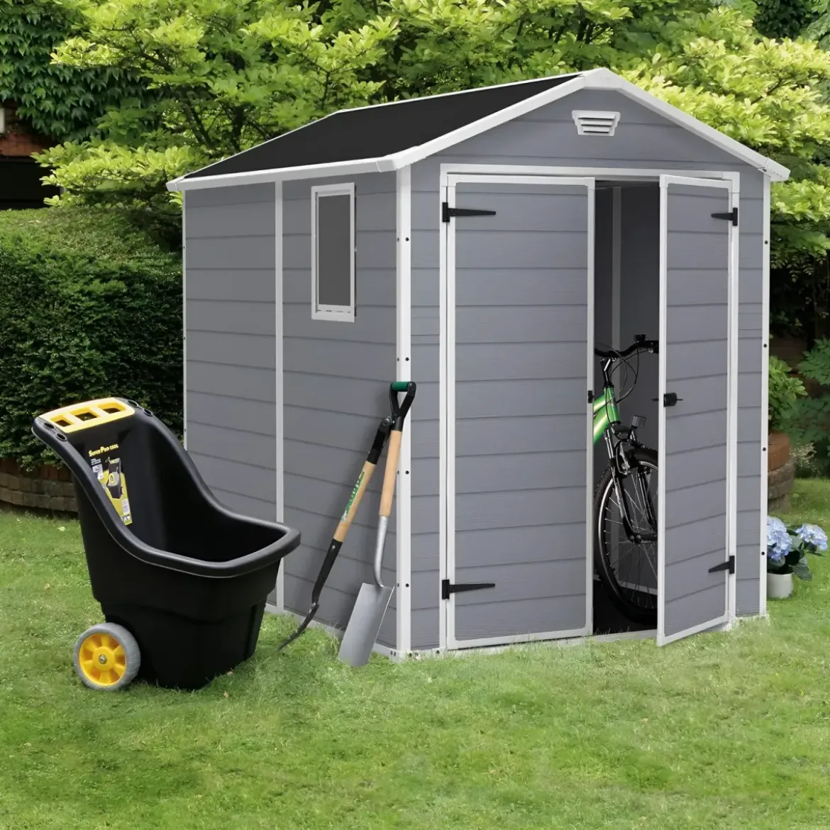 Casetta da Giardino 185x152 cm Keter Box Manor in Resina