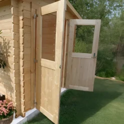 Casetta da Giardino 2x3 m per Ripostiglio Attrezzi Struttura in Legno