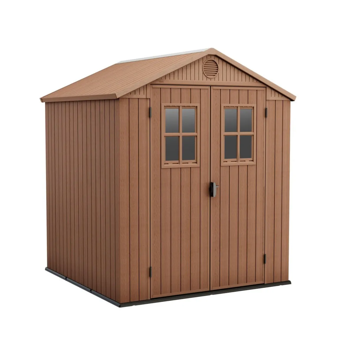 Casetta da Giardino 190x183x221 cm Effetto Legno EVOTECH+ Doppia Porta