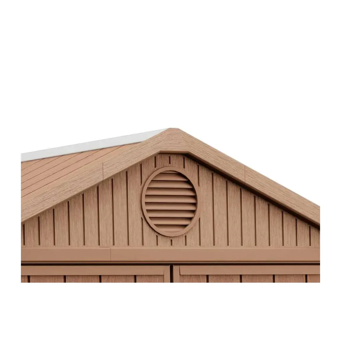 Casetta da Giardino 190x183x221 cm Effetto Legno EVOTECH+ Doppia Porta