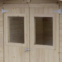 Casetta in Legno Block House 249x249 cm Impermeabile da Giardino