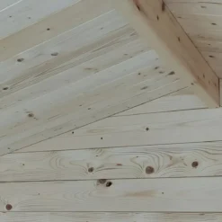 Casetta in Legno Blockhouse 2.5x2 19 mm con Pavimento Ricovero Attrezzi Giardino