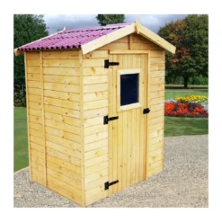 Casetta in Legno con Pavimento 160x120 cm da Giardino