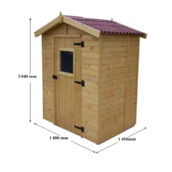 Casetta in Legno con Pavimento 160x120 cm da Giardino