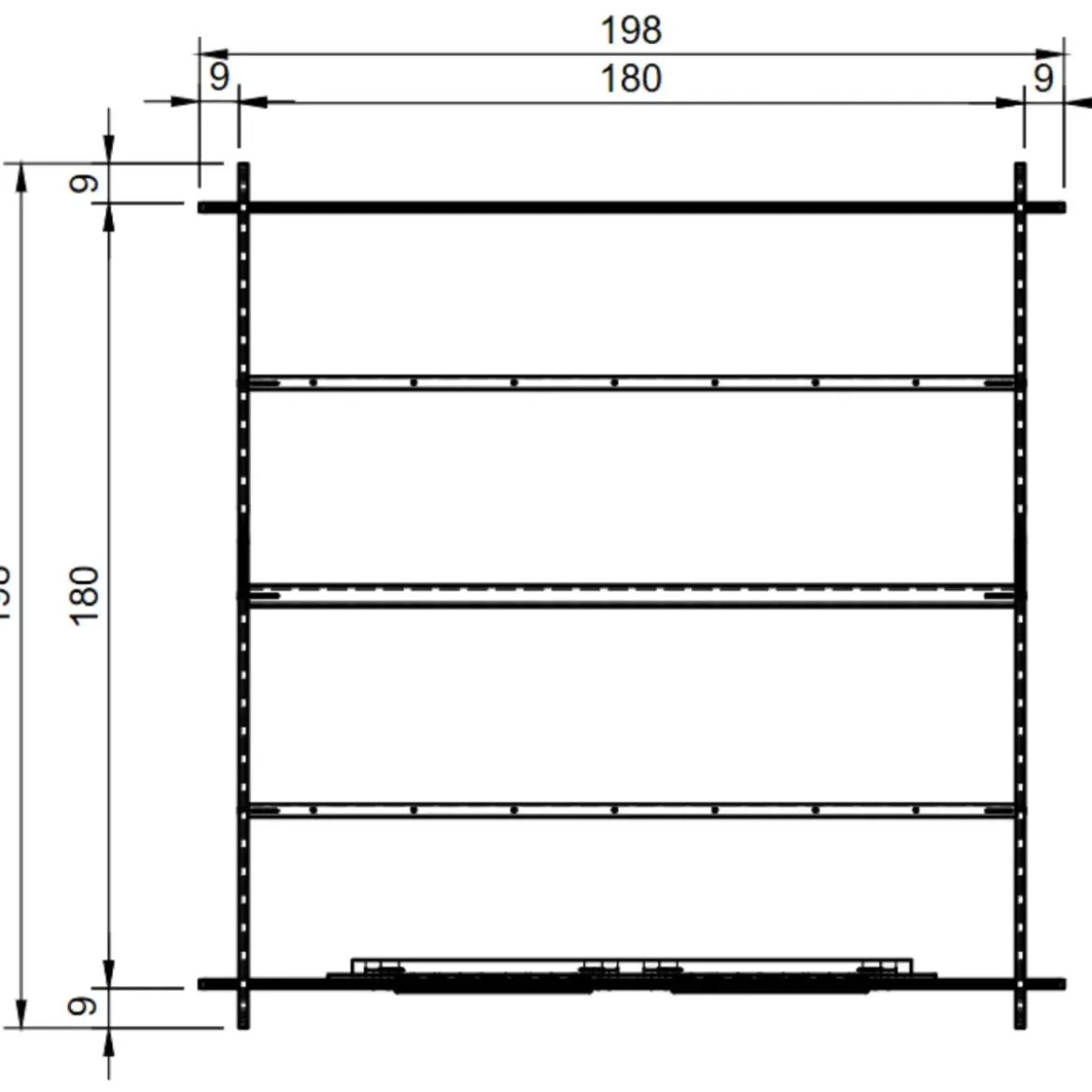 Casetta in Legno da Giardino Block House 2x2 m Doppia Porta Finestrata
