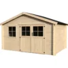 Casetta in Legno da Giardino 4x3 m 28mm BlockHouse