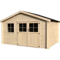 Casetta in Legno da Giardino 4x3 m 28mm BlockHouse