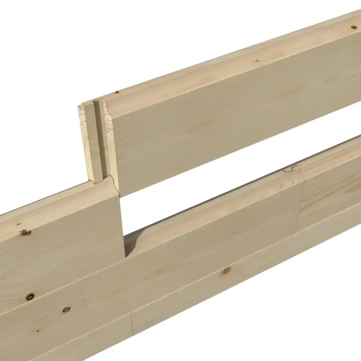 Casetta in Legno da Giardino 4x3 Doppia Porta Block-House 34mm