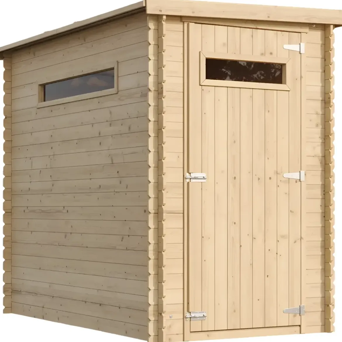 Casetta in Legno da Giardino 144x239x198 cm 19 mm per Attrezzi