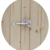 Casetta in Legno da Giardino 238x245 cm con Porta Doppia a Battente