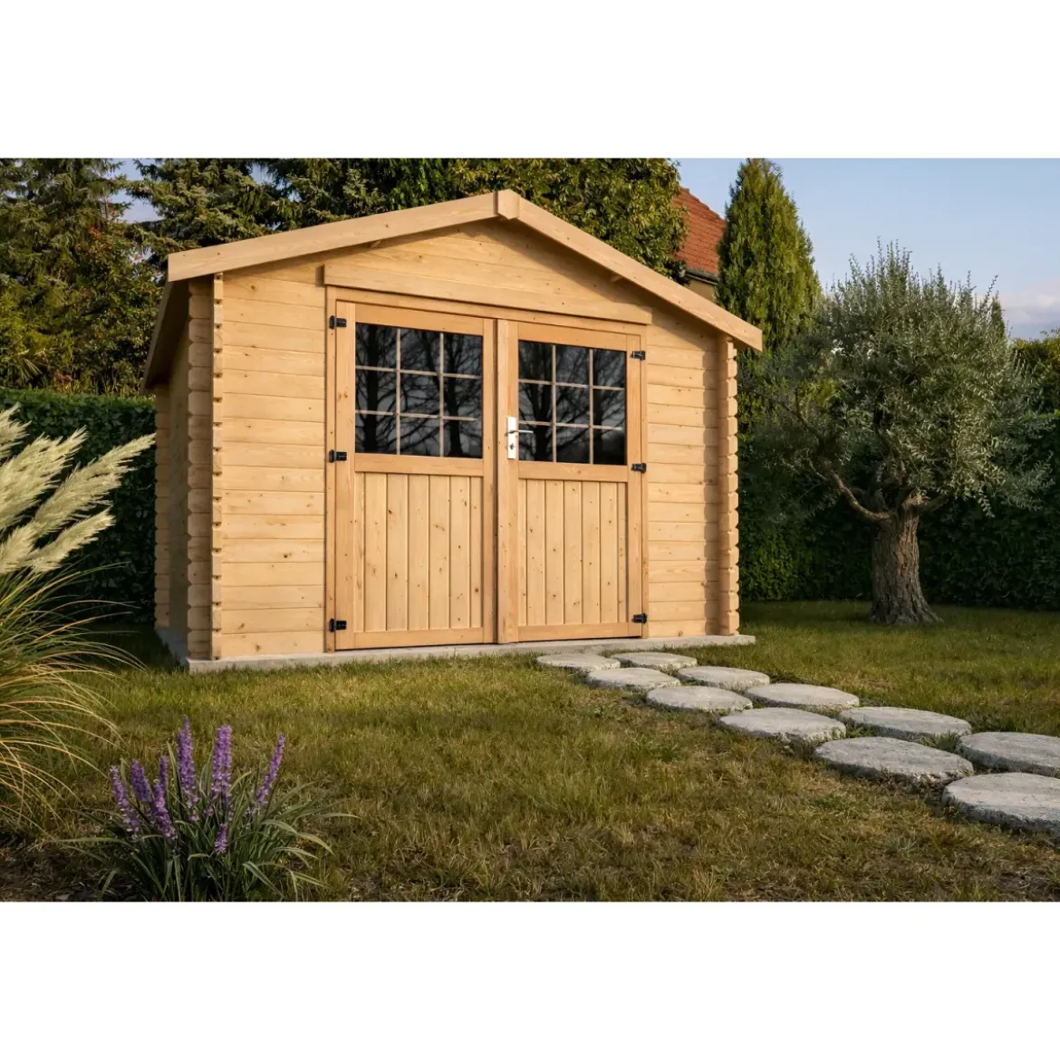 Casetta in Legno di Abete 2,33x2,33 da Esterno