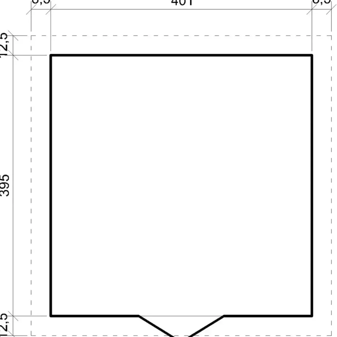 Casetta in Legno Giardino 4x4 17 mm Pavimento Porte Doppie Finestre