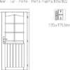 Casetta in Legno Grezzo 28 mm 218x218 cm Blockhouse con Pavimento