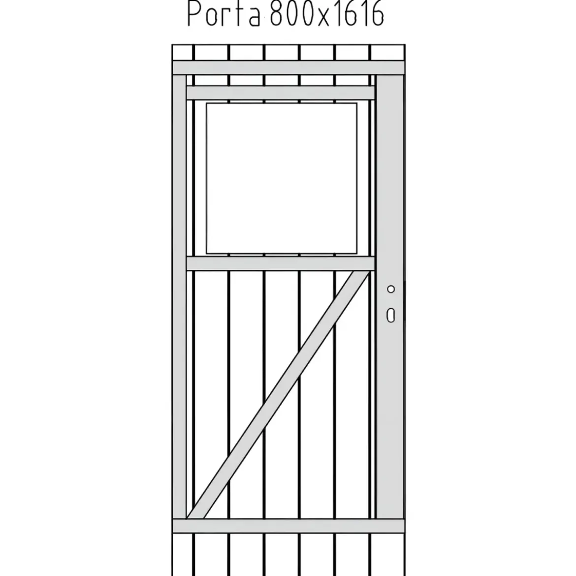 Casetta in Legno Impregnato 19 mm 206x176 cm Blockhouse Porta Vetrata