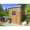 Casetta in Legno Impregnato 176x176 Blockhouse 19 mm Porta Finestrata