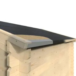 Casetta in Legno 34 mm da Giardino 4x4 Doppia Porta Vetri Block-House