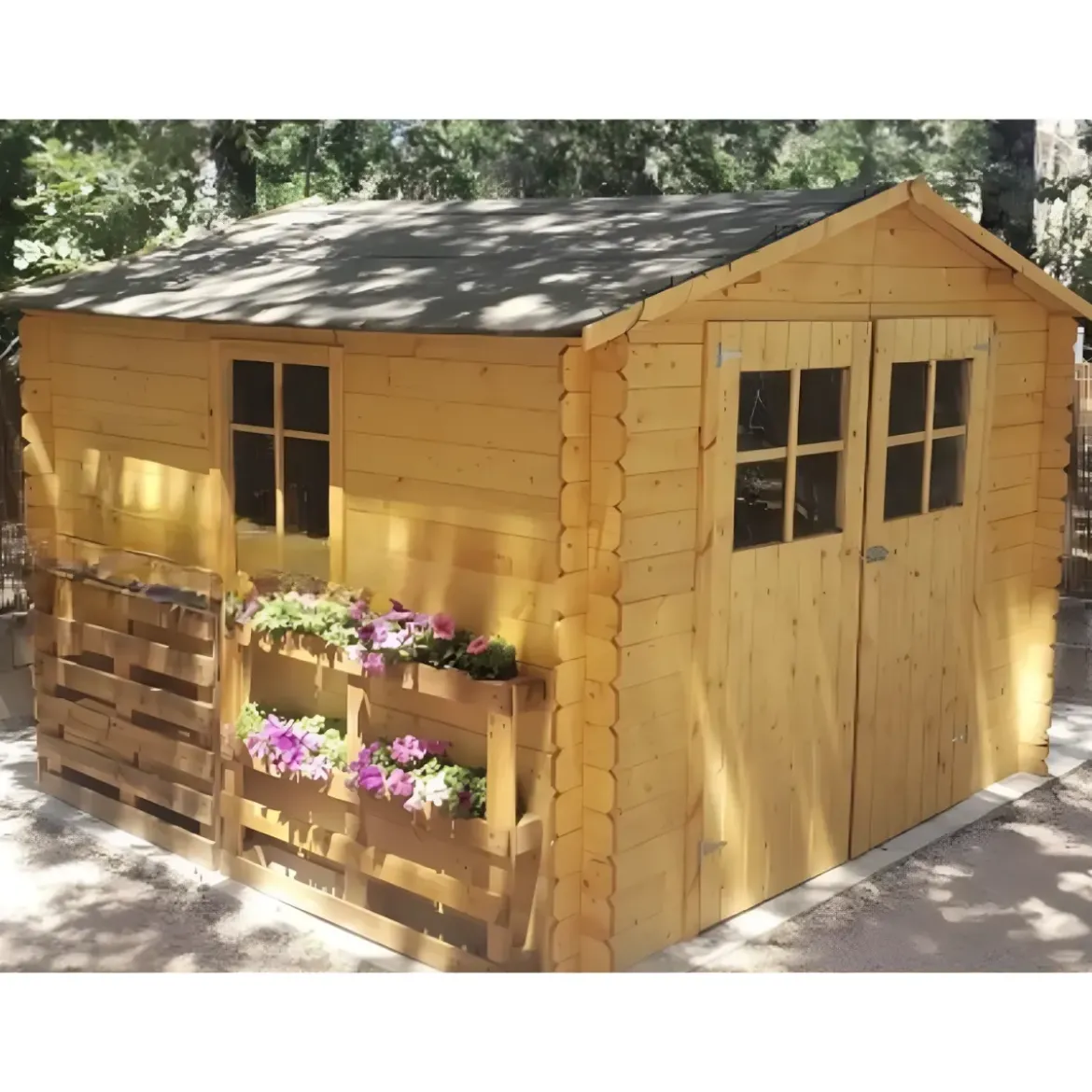 Casetta in Legno Ricovero Ripostiglio Attrezzi Rimessa Box Capanno da Giardino