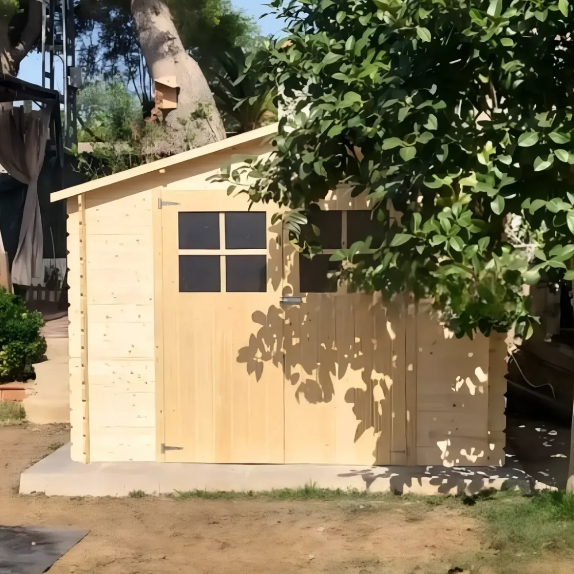 Casetta in Legno Ricovero Ripostiglio Attrezzi Rimessa Box Capanno da Giardino