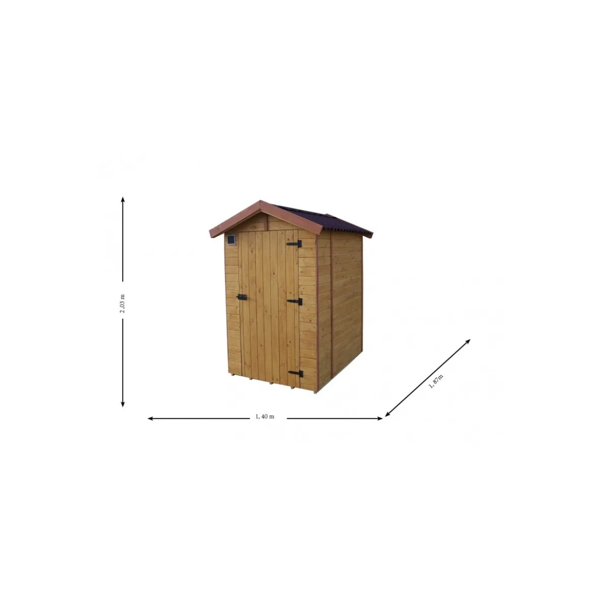 Casetta in Legno uso Bagno 140x190 cm