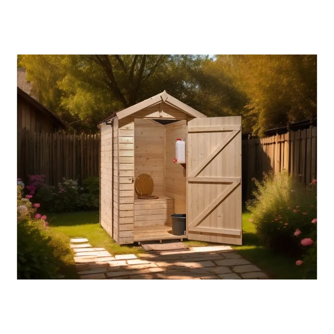 Casetta in Legno uso Bagno 140x190 cm
