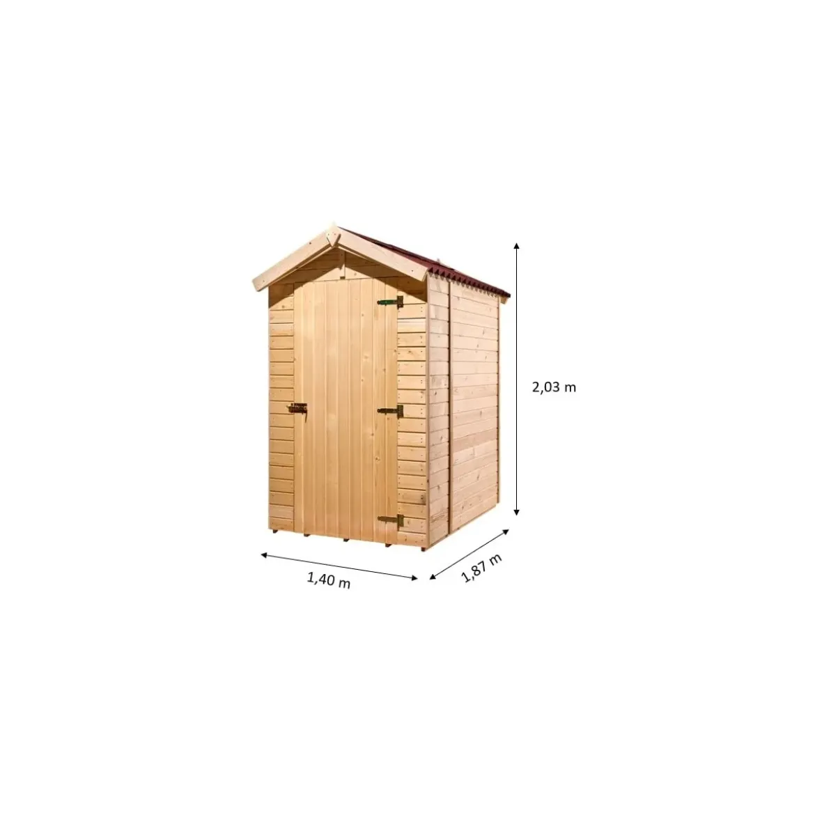 Casetta in Legno uso Bagno 140x190 cm