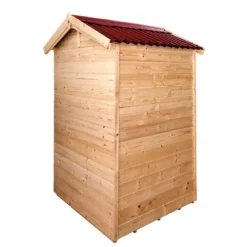 Casetta in Legno uso Bagno 140x140 cm WC da Esterno