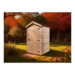 Casetta in Legno uso Bagno 140x140 cm WC da Esterno