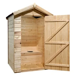 Casetta in Legno uso Bagno 140x140 cm WC da Esterno
