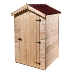 Casetta in Legno uso Bagno 140x140 cm WC da Esterno
