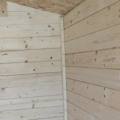 Casetta in Legno 2x1.3 con Pavimento Interno Rimessa per Attrezzi da Giardino